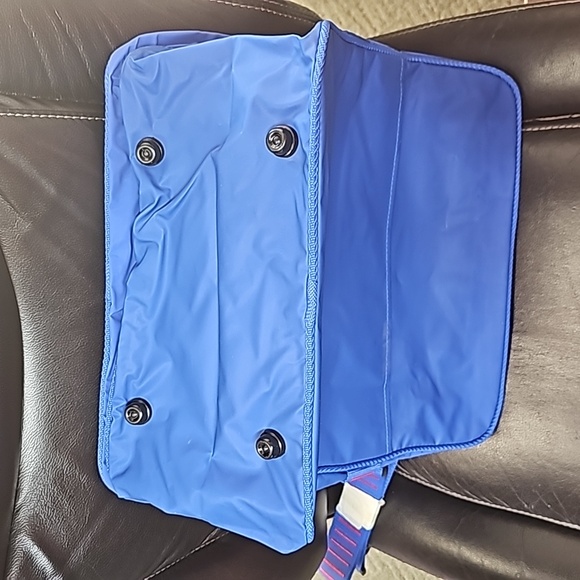 NEW Vintage 80s Trafalgar Rainbow Messenger CArry on Bag zipper unisex - Picture 9 of 14